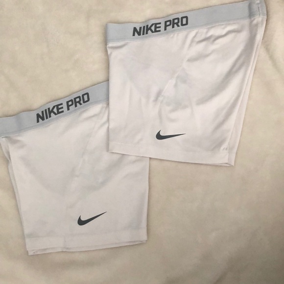 Nike Pants - 1 white nike pro spandex Nike Pants - 1 white nike pro spandex